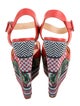 Giuseppe Zanotti Leather Printed Slingback Sandals