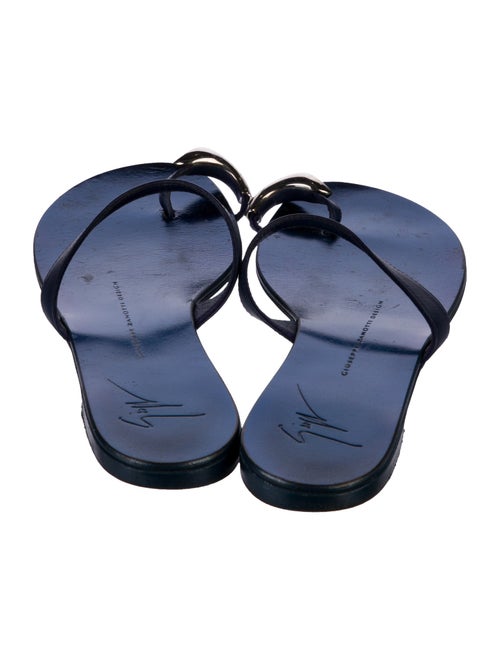 Giuseppe Zanotti Leather Slides