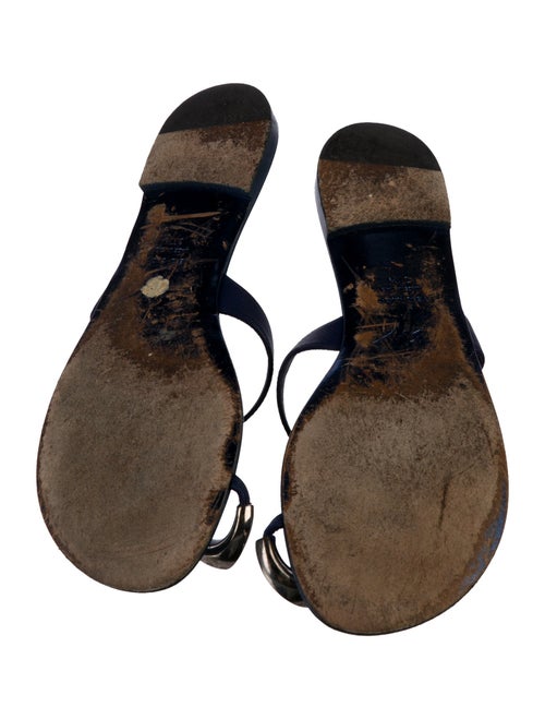 Giuseppe Zanotti Leather Slides