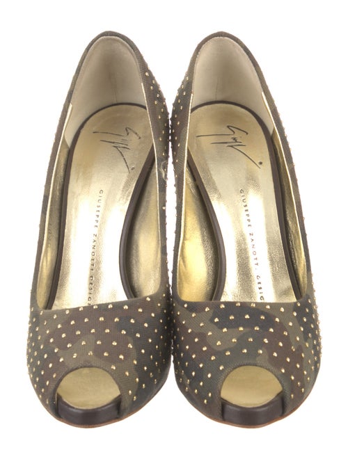 Giuseppe Zanotti Canvas Camouflage Print Pumps