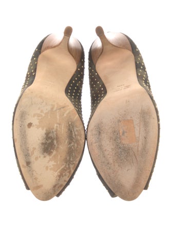 Giuseppe Zanotti Canvas Camouflage Print Pumps