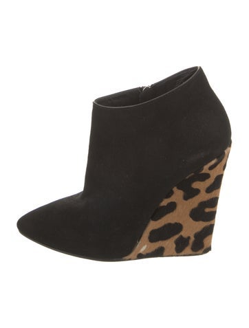 Giuseppe Zanotti Boots Suede Animal Print 8.5