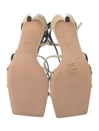 Giuseppe Zanotti Snakeskin Sandals