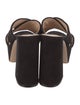 Gianvito Rossi Suede Slides
