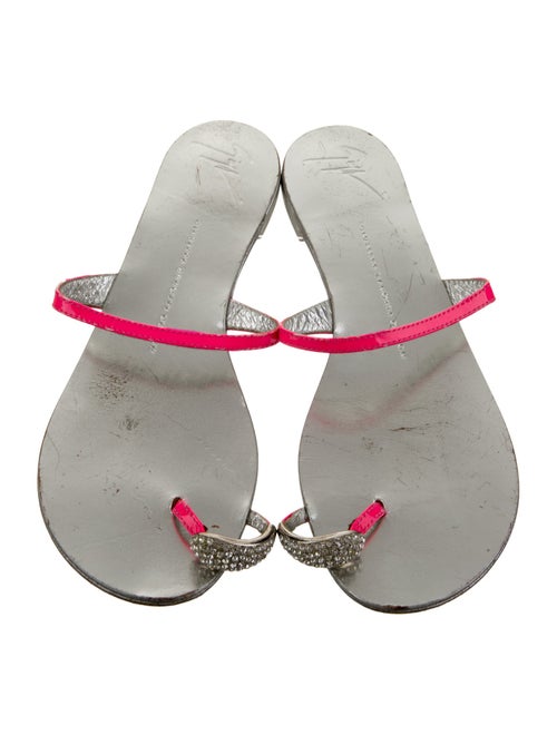 Giuseppe Zanotti Patent Leather Slides