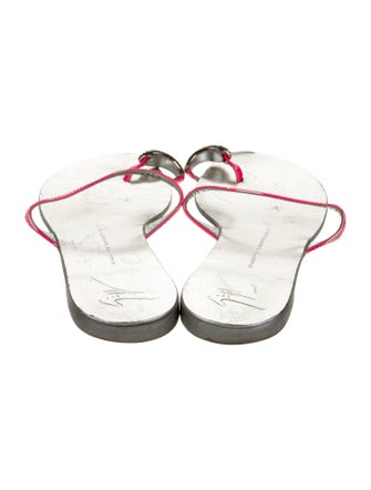 Giuseppe Zanotti Patent Leather Slides