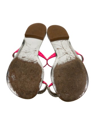 Giuseppe Zanotti Patent Leather Slides