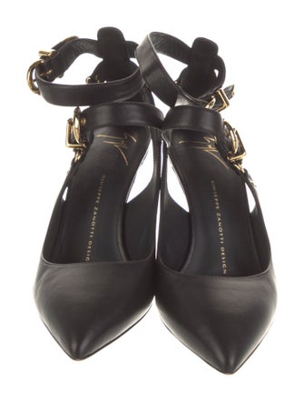 Giuseppe Zanotti Leather Studded Accents Pumps