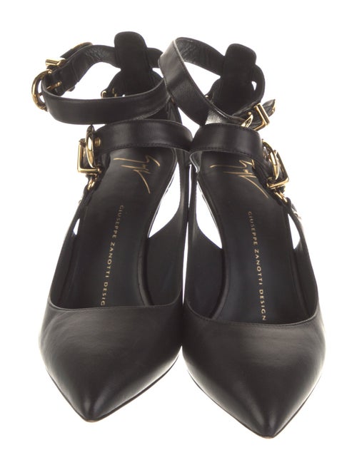 Giuseppe Zanotti Leather Studded Accents Pumps