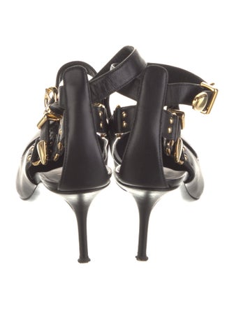 Giuseppe Zanotti Leather Studded Accents Pumps