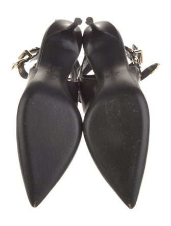 Giuseppe Zanotti Leather Studded Accents Pumps