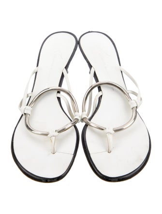 Giuseppe Zanotti Leather Slides