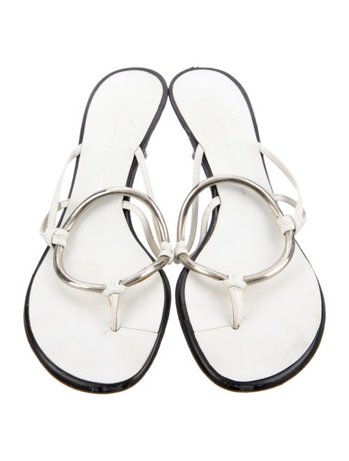 Giuseppe Zanotti Leather Slides