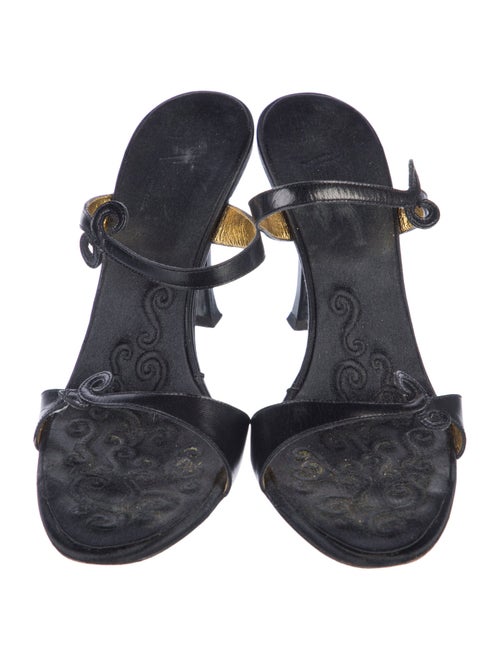 Giuseppe Zanotti Leather Slides