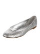Giuseppe Zanotti Leather Crystal Embellishments Flats