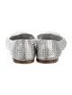 Giuseppe Zanotti Leather Crystal Embellishments Flats