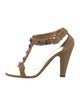 Giuseppe Zanotti Canvas T-Strap Sandals