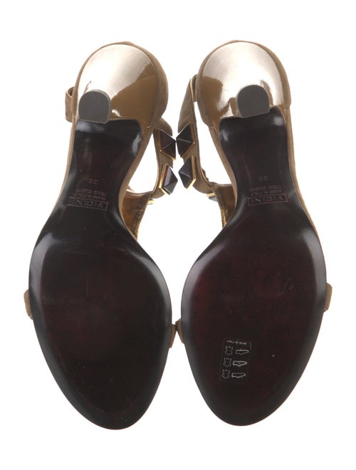 Giuseppe Zanotti Canvas T-Strap Sandals