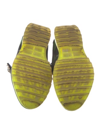 Giuseppe Zanotti Canvas Animal Print Hiking Boots