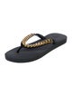 Giuseppe Zanotti Rubber Chain-Link Accents Slides