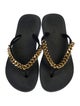 Giuseppe Zanotti Rubber Chain-Link Accents Slides
