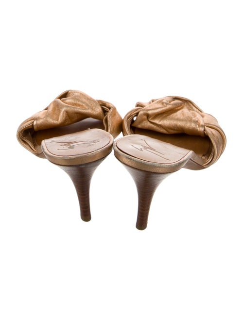 Giuseppe Zanotti Leather Slides