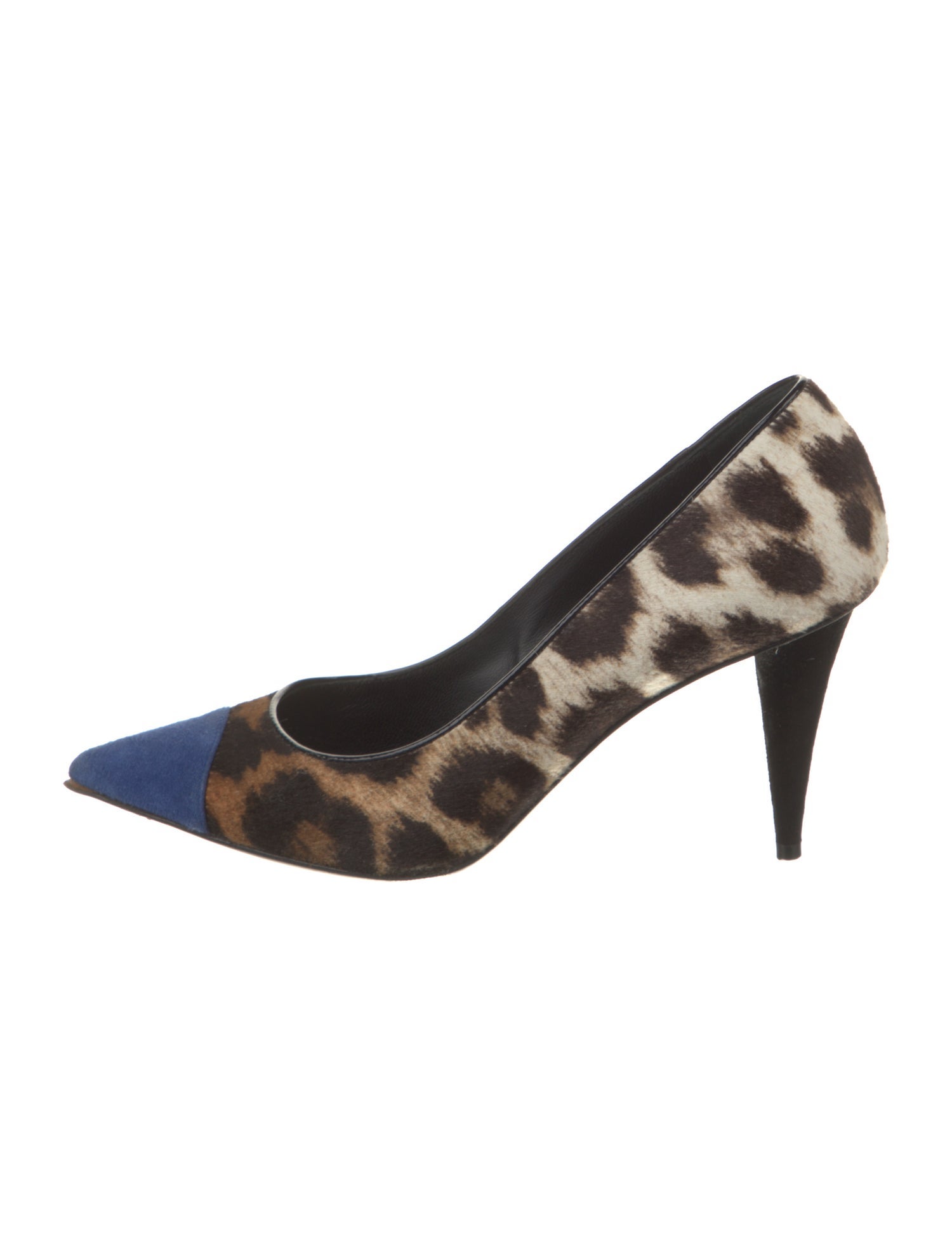 Giuseppe Zanotti Ponyhair Animal Print Pumps