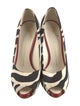 Giuseppe Zanotti Satin Animal Print Pumps