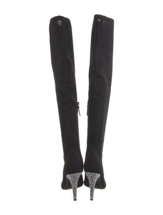 Giuseppe Zanotti Crystal Embellishments Sock Boots