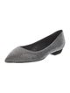 Giuseppe Zanotti Suede Crystal Embellishments Flats