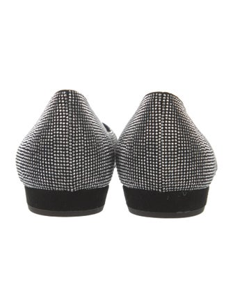 Giuseppe Zanotti Suede Crystal Embellishments Flats