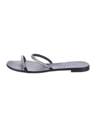 Giuseppe Zanotti Leather Printed Slides