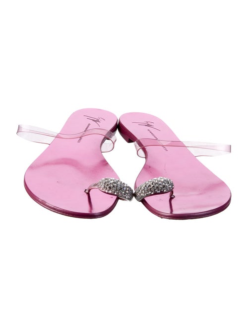 Giuseppe Zanotti PVC Crystal Embellishments Slides