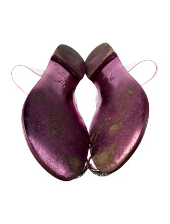 Giuseppe Zanotti PVC Crystal Embellishments Slides