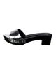 Giuseppe Zanotti Leather Studded Accents Slides