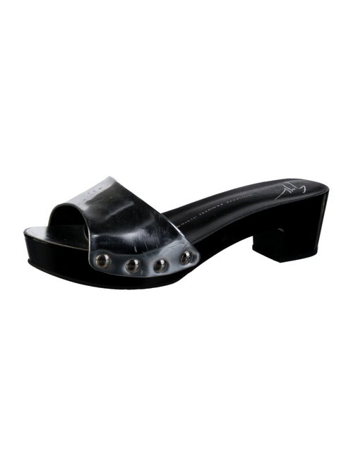 Giuseppe Zanotti Leather Studded Accents Slides