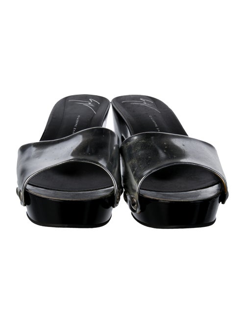 Giuseppe Zanotti Leather Studded Accents Slides