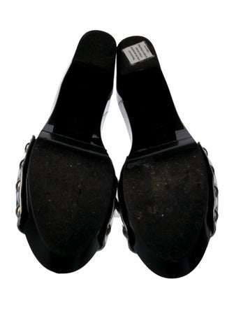 Giuseppe Zanotti Leather Studded Accents Slides