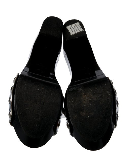 Giuseppe Zanotti Leather Studded Accents Slides