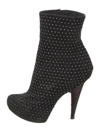 Giuseppe Zanotti Suede Studded Accents Sock Boots