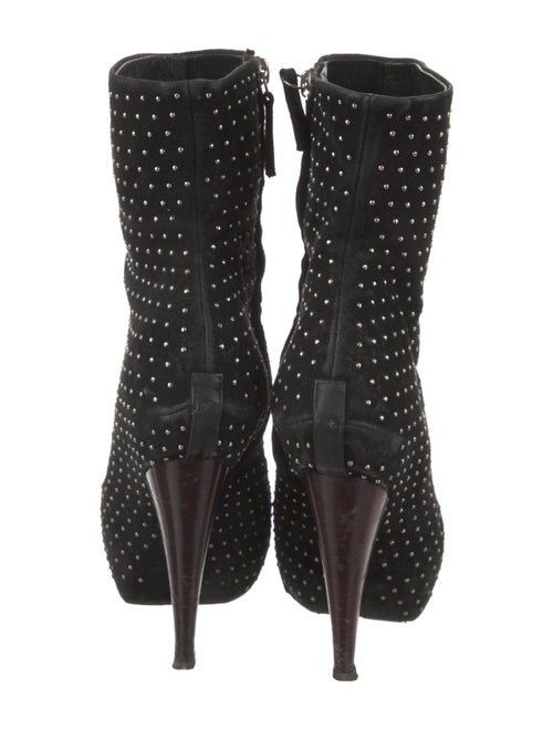 Giuseppe Zanotti Suede Studded Accents Sock Boots