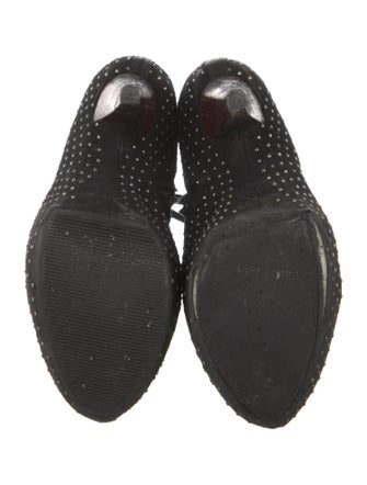 Giuseppe Zanotti Suede Studded Accents Sock Boots