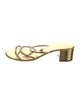Giuseppe Zanotti Patent Leather Crystal Embellishments Slides