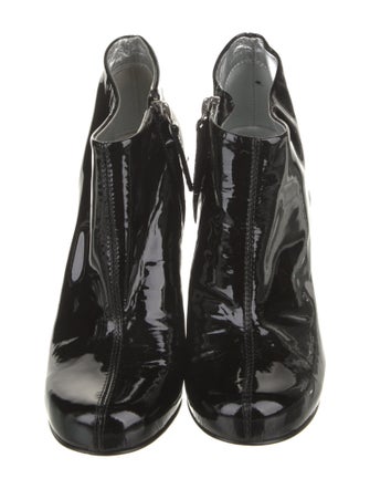 Giuseppe Zanotti Patent Leather Lace-Up Boots