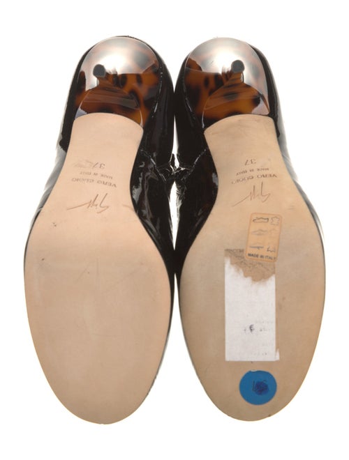 Giuseppe Zanotti Patent Leather Lace-Up Boots