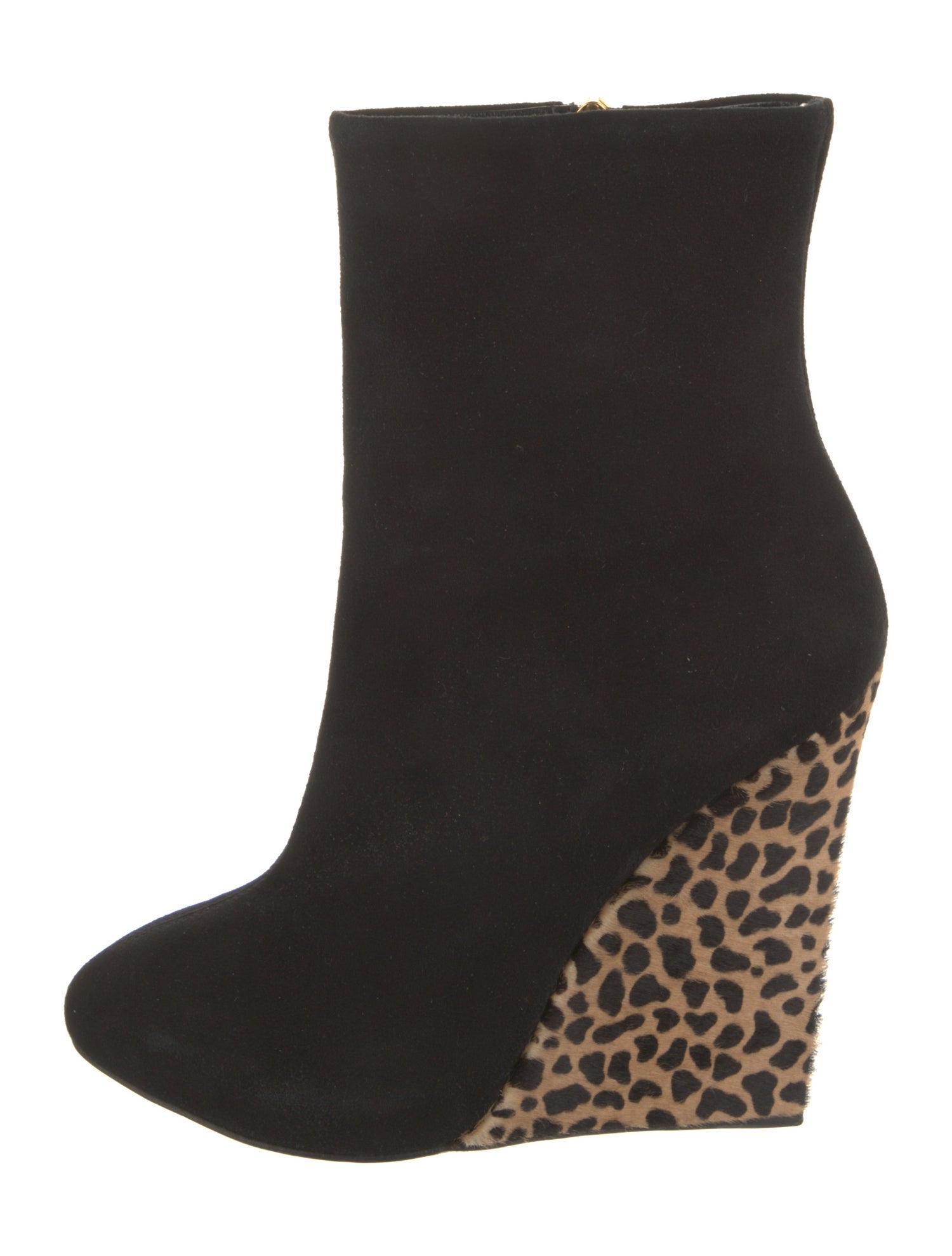 Giuseppe Zanotti Suede Animal Print Sock Boots