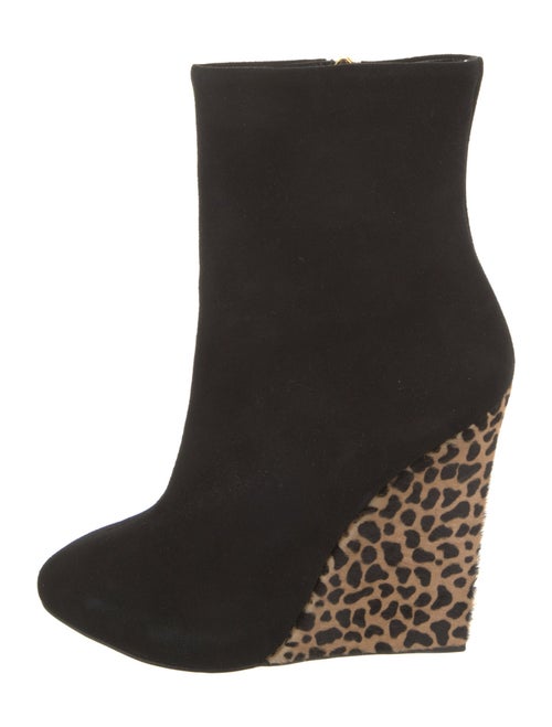 Giuseppe Zanotti Suede Animal Print Sock Boots