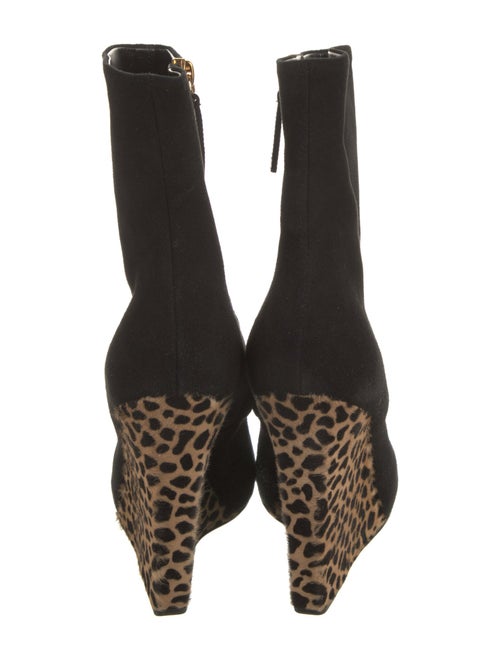 Giuseppe Zanotti Suede Animal Print Sock Boots
