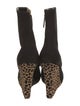 Giuseppe Zanotti Suede Animal Print Sock Boots
