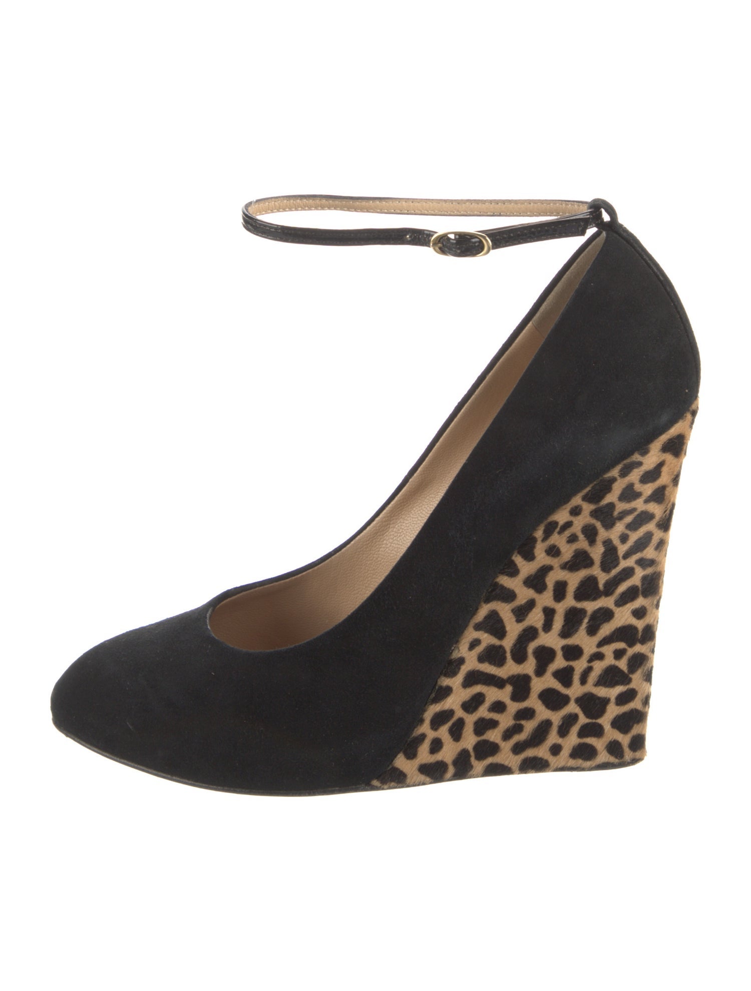 Giuseppe Zanotti Suede Animal Print Pumps